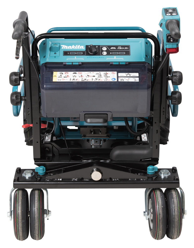 Taczka elektryczna LXT® DCU604Z: Moc i zwrotność dla łatwego transportu
