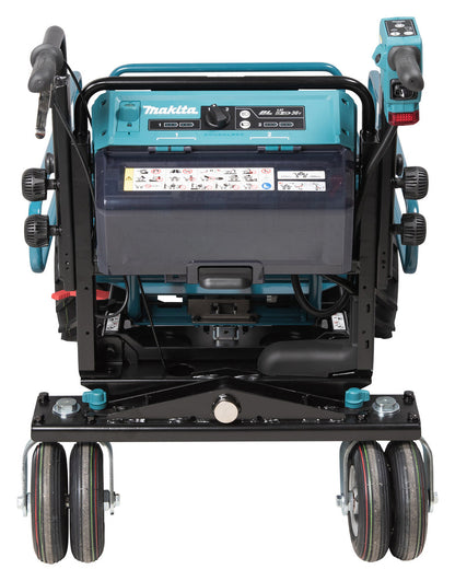 Taczka elektryczna LXT® DCU604Z: Moc i zwrotność dla łatwego transportu